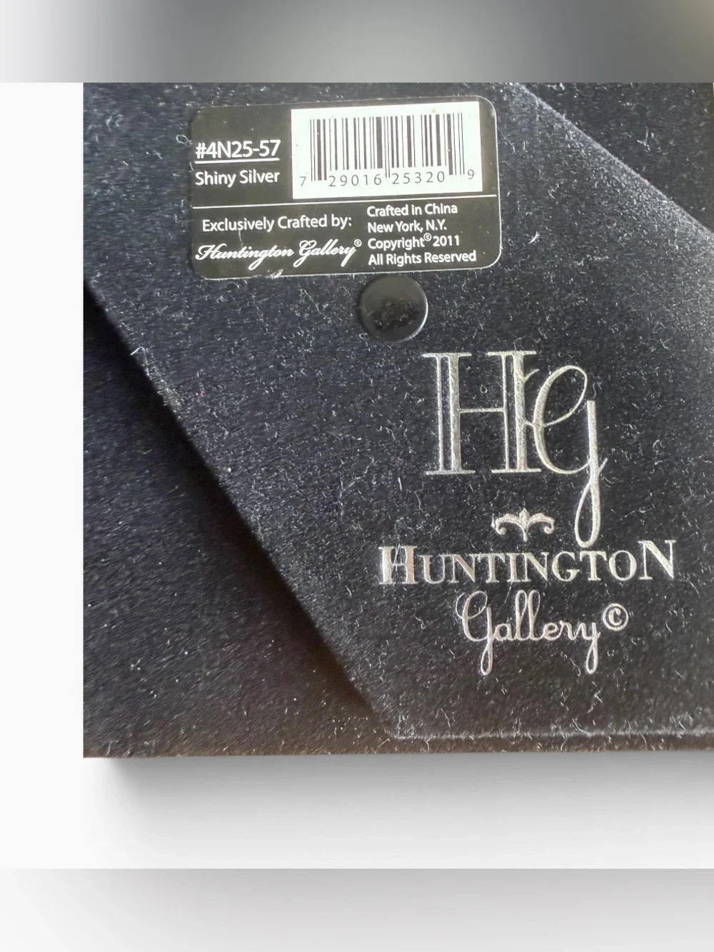 Huntington Gallery 5x7 Silver Picture Frames Set of 2 Ornate Tabletop Easel